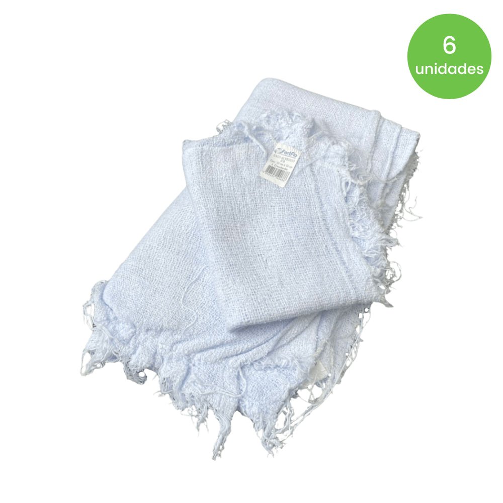 Saco Alvejado 35X55 Fort Fio 50g com 6 unidades - e - dona