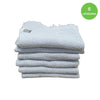 Saco alvejado 38x62cm Dona Sinhá 65g com 6 unidades