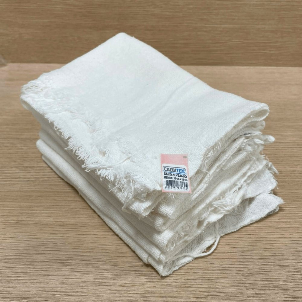 Saco Alvejado 52X68cm Caebi 90g com 6 unidades - e - dona