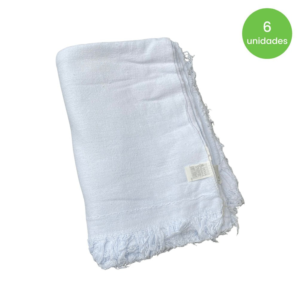 Saco Alvejado Dona Sinhá 50x75cm 140g com 06 unidades - e - dona