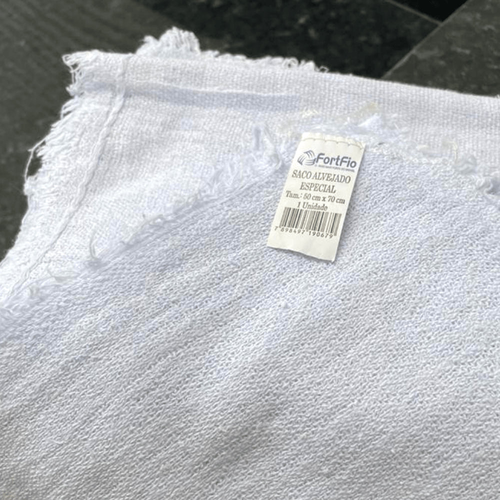 Saco Alvejado Especial Fort fio 50x70 Fort fio 125g com 6 unidades - e - dona