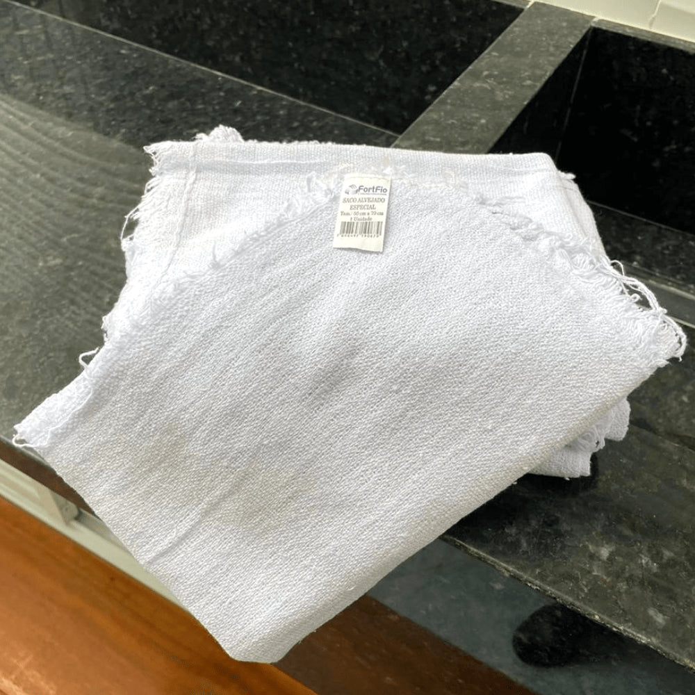 Saco Alvejado Especial Fort fio 50x70 Fort fio 125g com 6 unidades - e - dona