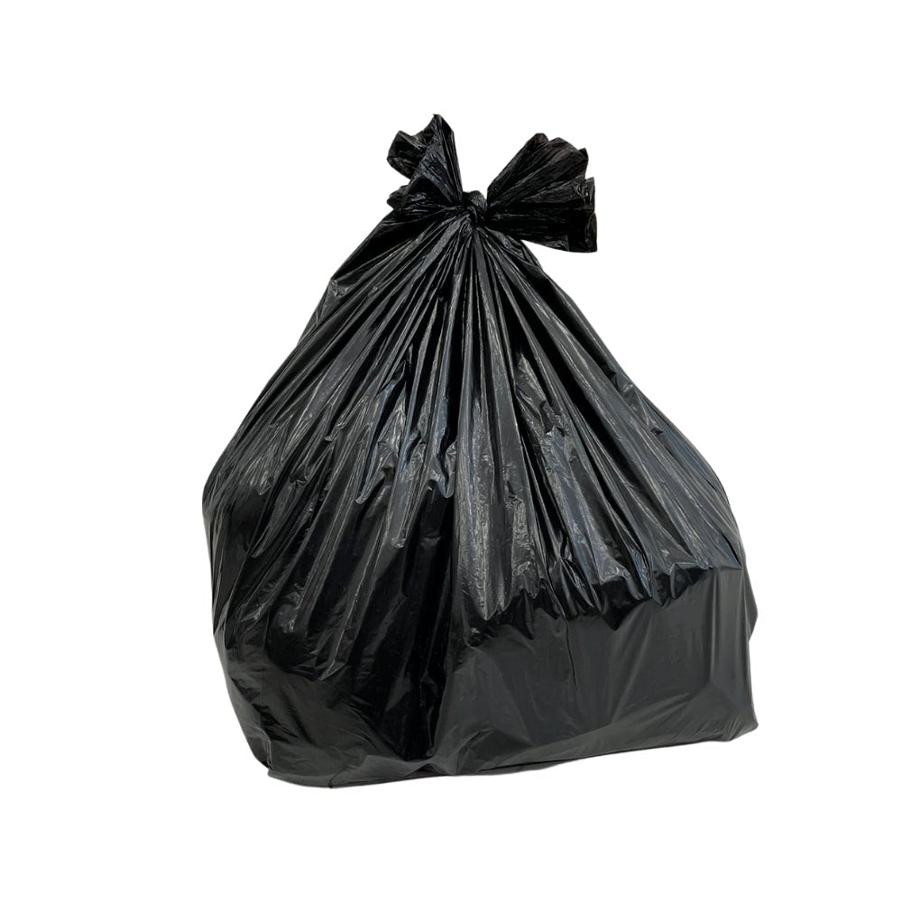 Saco de lixo 100 litros Preto Ordem 18 Boca larga Lemeplas com 100 unidades - e - dona
