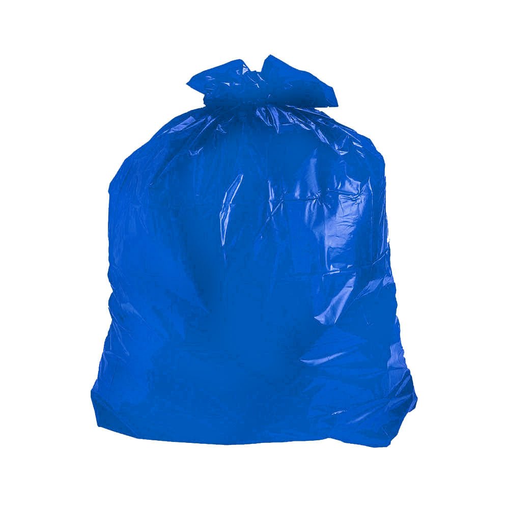 Saco de lixo 20 litros Azul Tono Vale com 100 unidades - e - dona