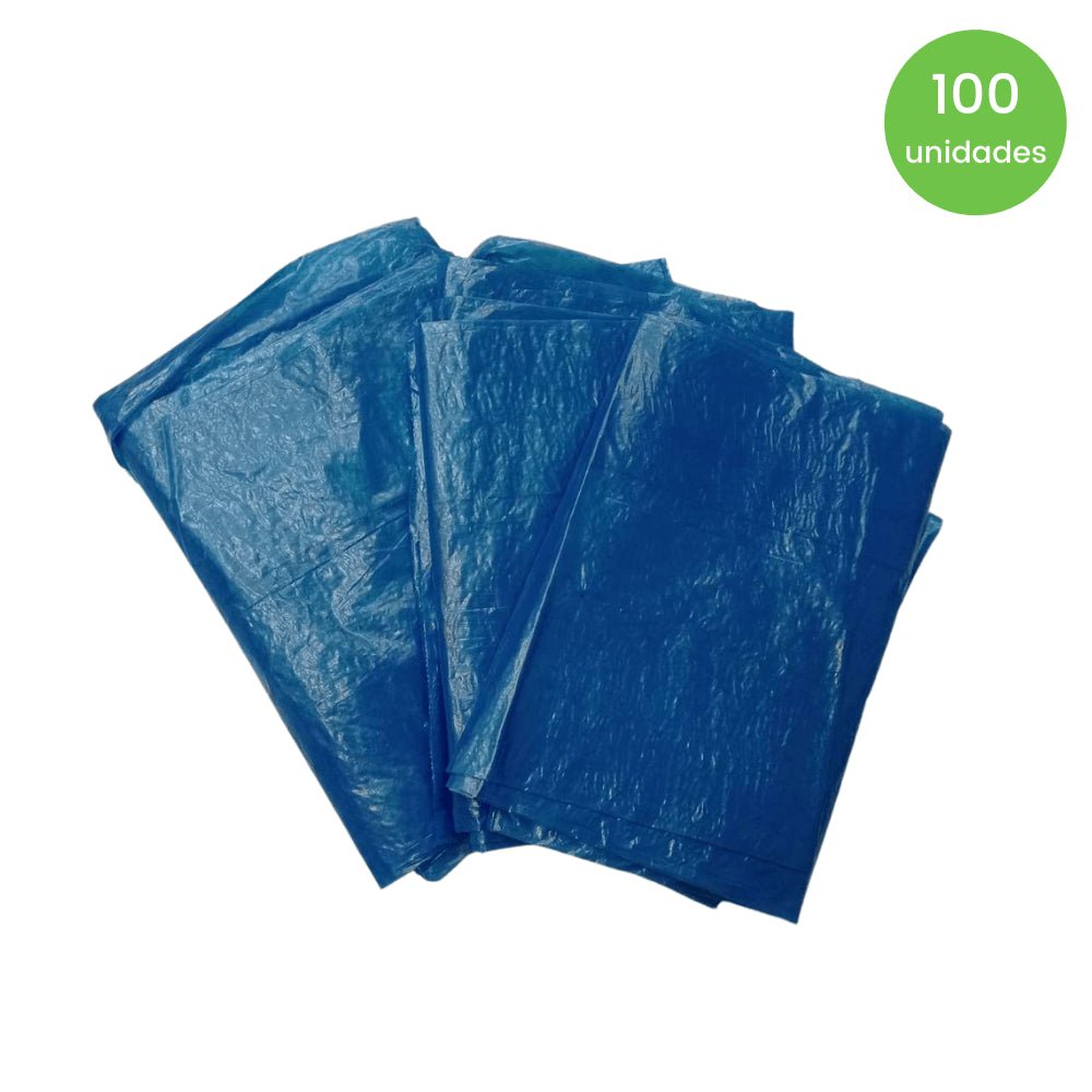 Saco de lixo 20 litros Azul Tono Vale com 100 unidades - e - dona