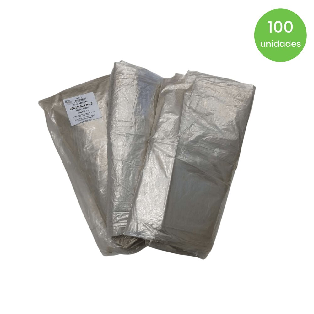 Saco de lixo 200 litros Canela P5 Tono Vale com 100 unidades - e - dona