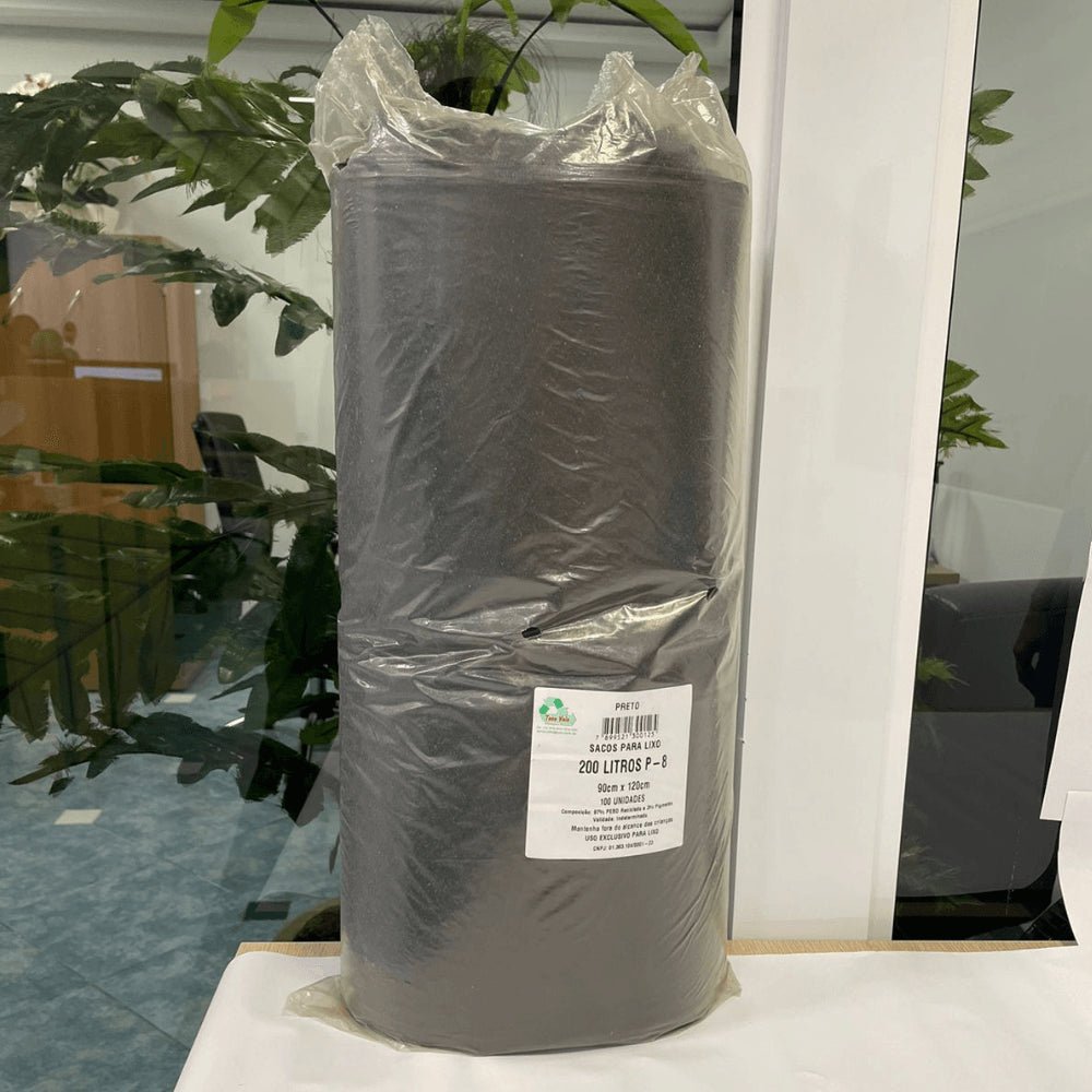 Saco de lixo 200 litros Preto P8 Tono Vale com 100 unidades - e - dona