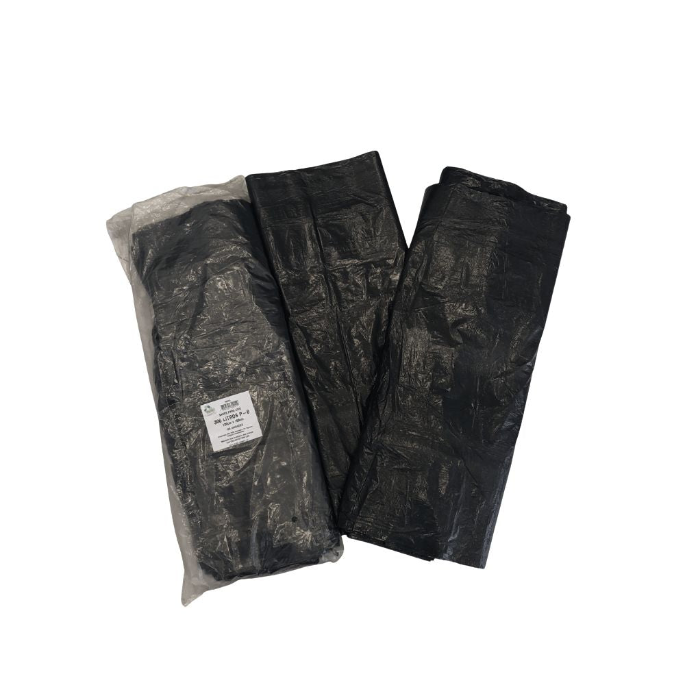 Saco de lixo 300 litros Preto P8 Tono Vale com 100 unidades - e - dona