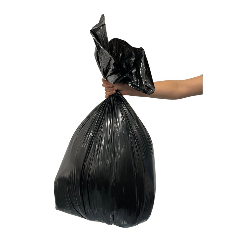 Saco de lixo Preto 100 litros Ordem 12 Boca larga Lemeplast com 100 unidades - e - dona