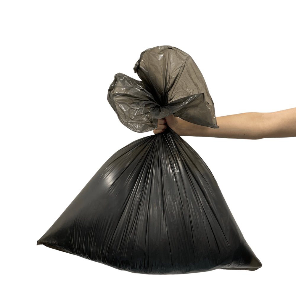Saco de lixo preto 110 litros Rolo reciclado Econômico Zibag com 100 unidades - e - dona