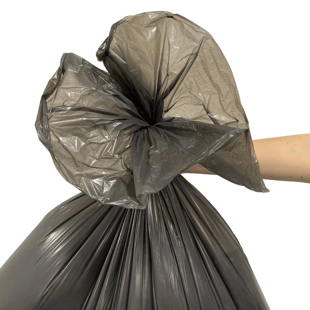 Saco de lixo preto 110 litros Rolo reciclado Econômico Zibag com 100 unidades - e - dona