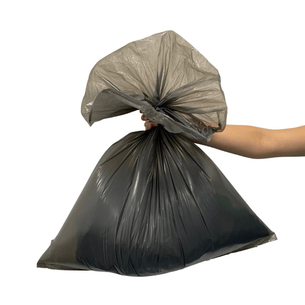 Saco de lixo preto 110 litros Rolo reciclado Reforçado Zibag com 100 unidades - e - dona