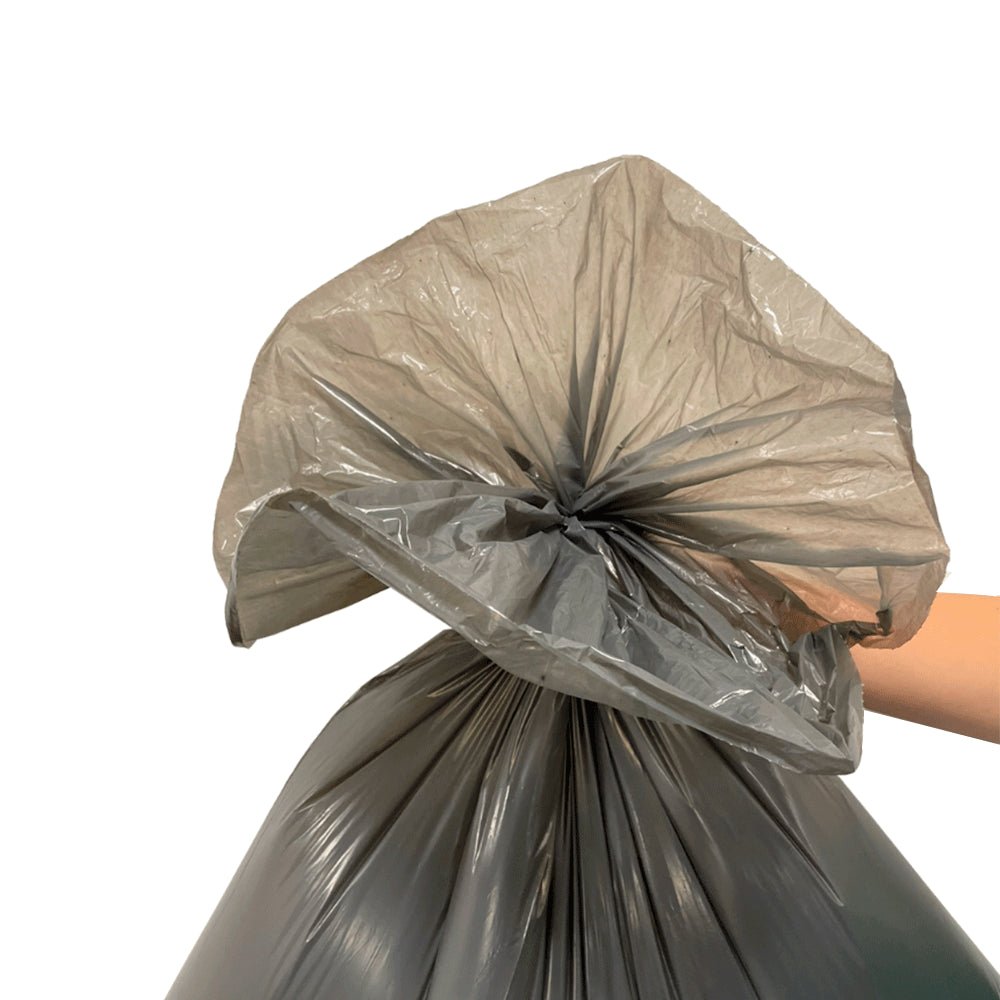 Saco de lixo preto 110 litros Rolo reciclado Reforçado Zibag com 100 unidades - e - dona