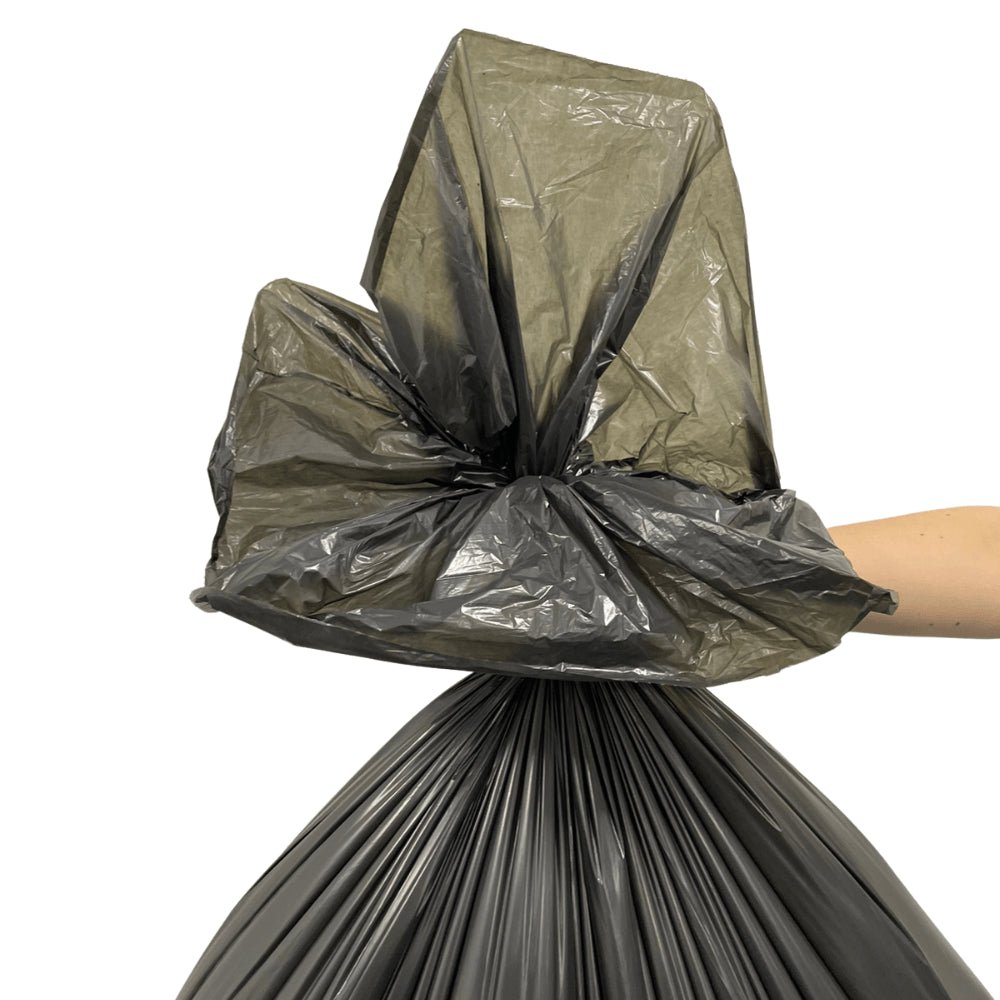 Saco de lixo preto 200 litros Rolo reciclado Econômico Zibag com 100 unidades - e - dona