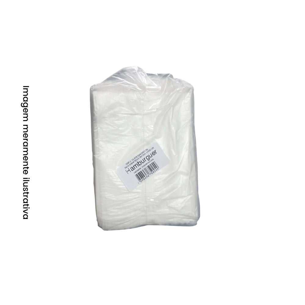 Saco de papel para Hamburguer 10x12cm Cardoso com 500 unidades - e - dona
