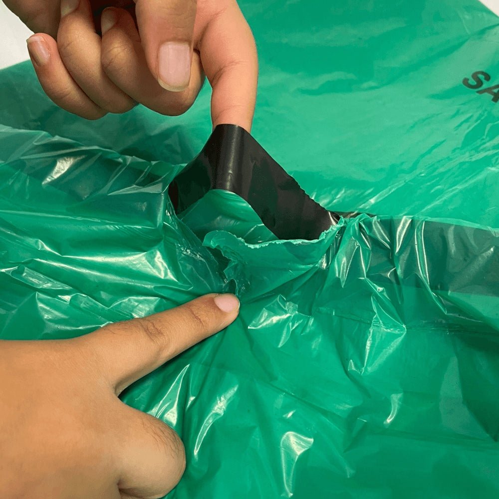 Saco Hamper Verde 110 litros com fitilho Embalac com 50 unidades - e - dona