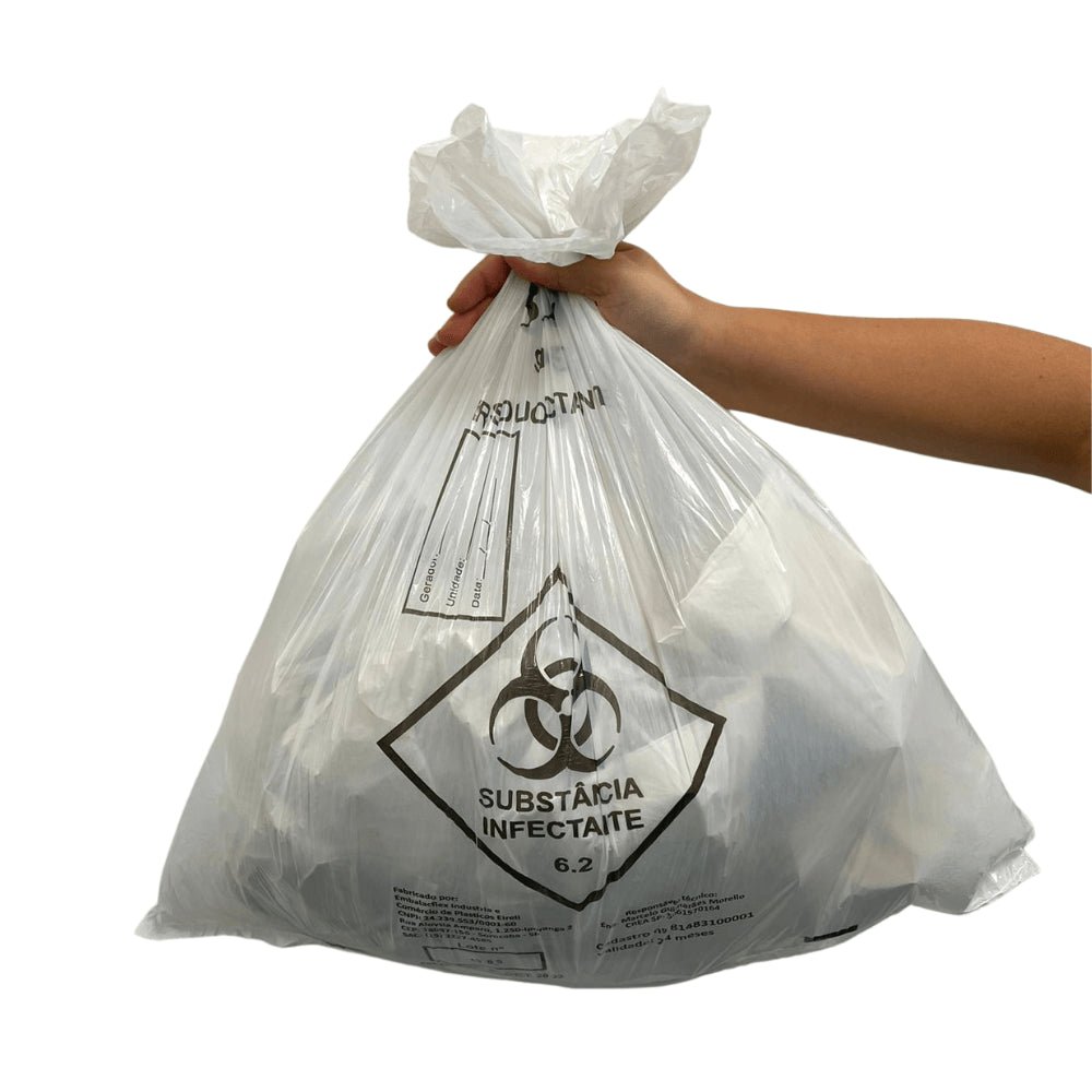 Saco para Lixo Infectante 30 litros Embalac com 100 unidades - e - dona
