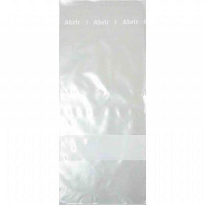 Saco Plástico para Amostra 15x35 com Tarja Altaplast com 500 unidades - e - dona