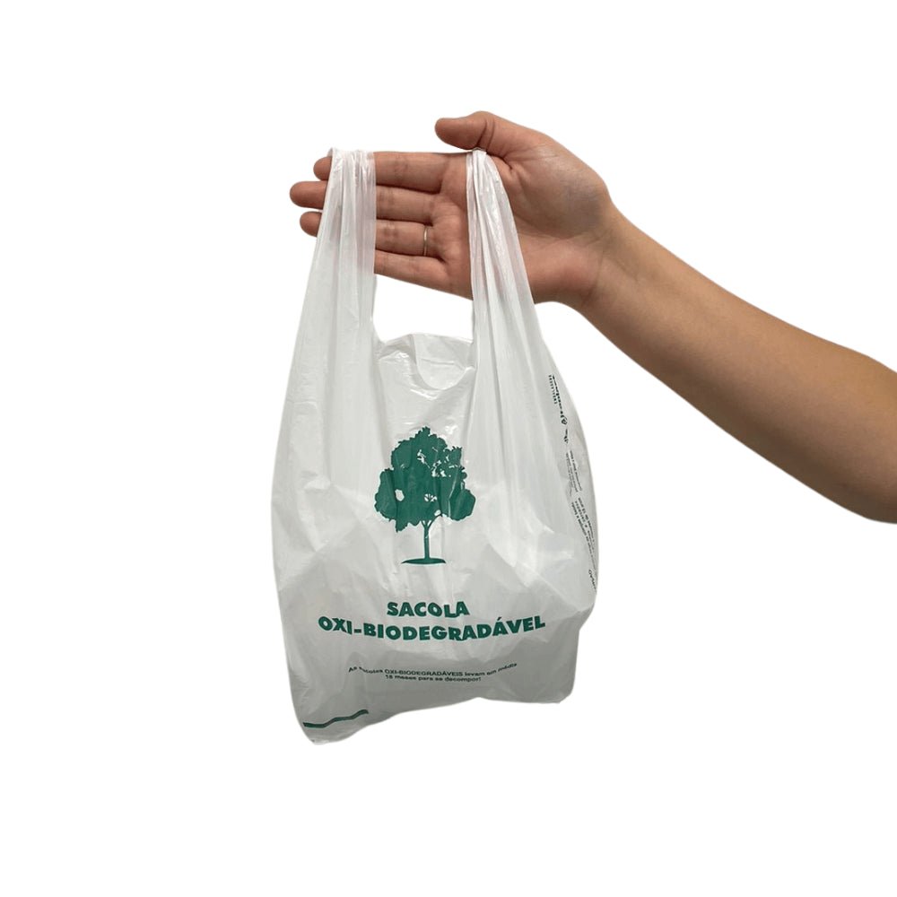 Sacola Oxi - Biodegradável Impressa 30x40 Altaplast com 1.000 unidades - e - dona