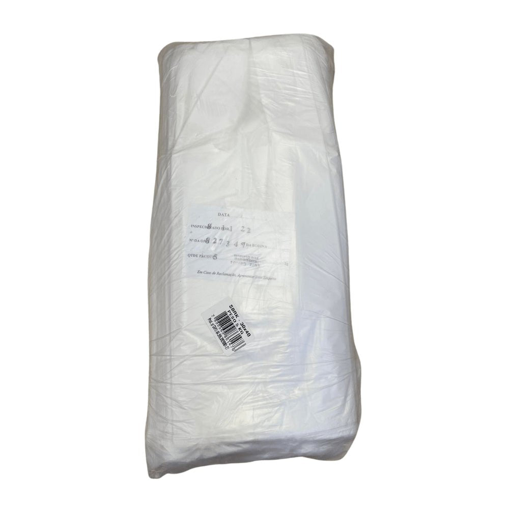 Sacola Plástica Branca 30x40 Altaplast pacote com 5kg - e - dona