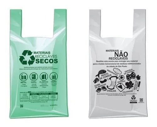 Sacola Plástica Padrão Prefeitura Cinza 48x55cm Altaplast com 500 unidades - e - dona