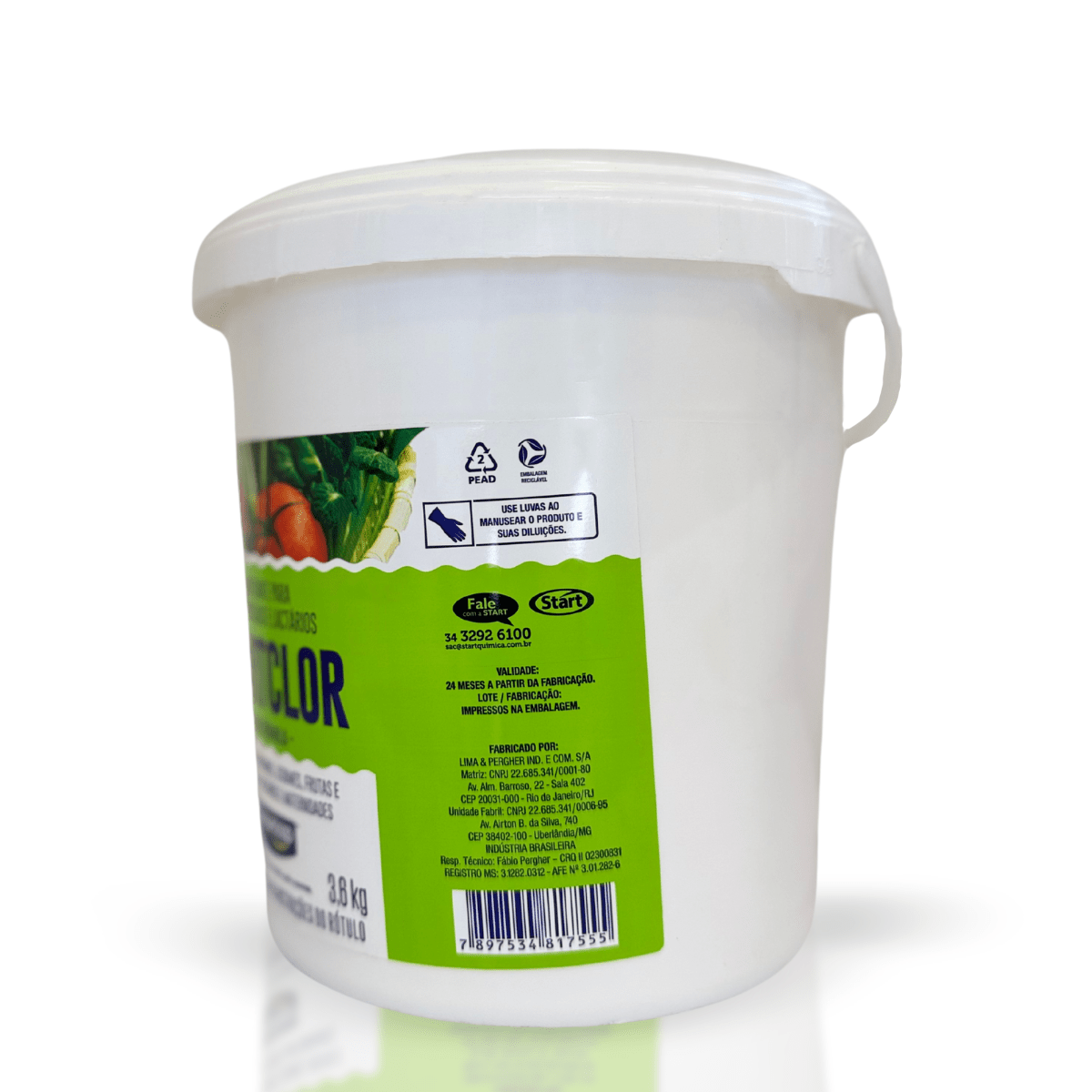 Sanitizante de Frutas e Verduras Startclor 3,6Kg - e - dona