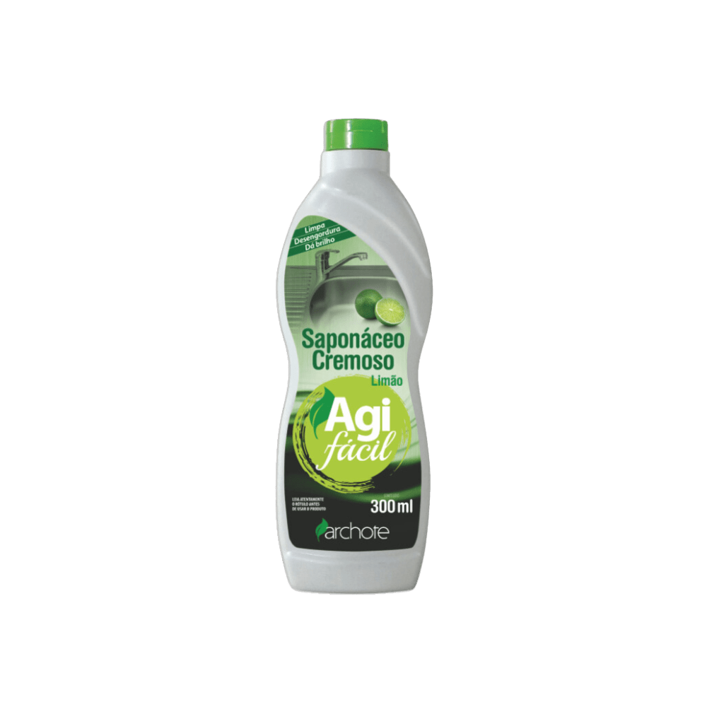 Saponáceo Cremoso Limão Agi Fácil 300ml - e - dona
