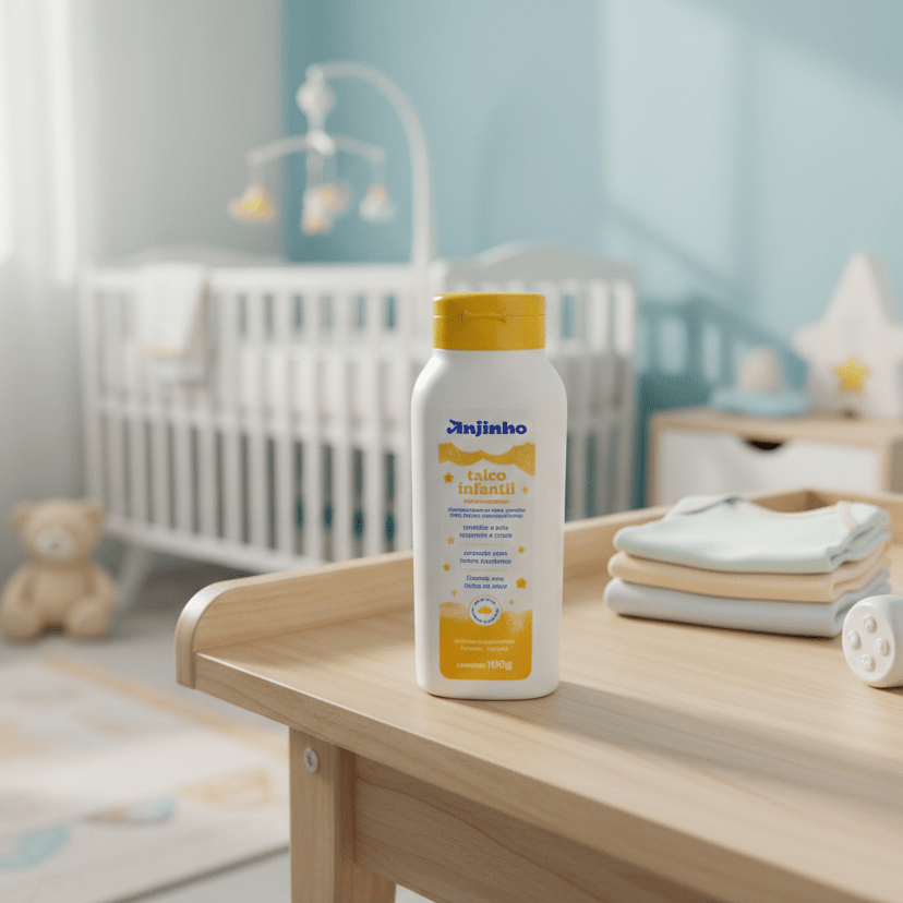 Talco Infantil Dermoprotetor 100g Anjinho - e - dona