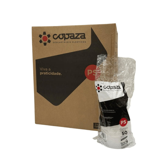 Tampa TP - 09 Translúcido para copo 1.000ml e Potes P09/16 Copaza com 1.000 unidades - e - dona