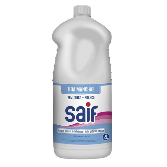 Tira Manchas Sem Cloro + Branco 2L Saif - e - dona