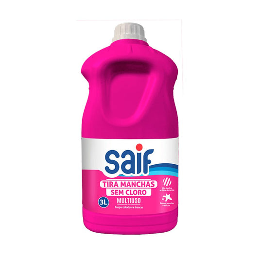 Tira Manchas Sem Cloro Multiuso 3L Saif - e - dona
