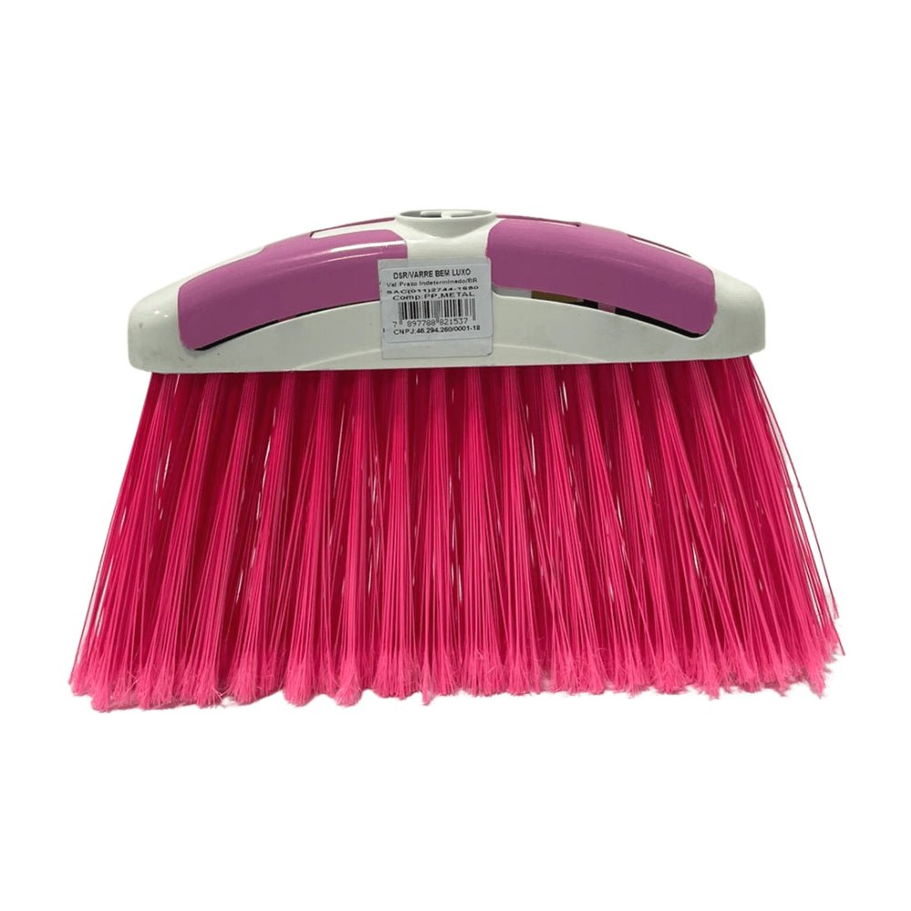 Vassoura de Nylon com cerdas plumadas Varre bem sem cabo DSR - e - dona