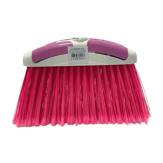 Vassoura de Nylon com cerdas plumadas Varre bem sem cabo DSR - e - dona