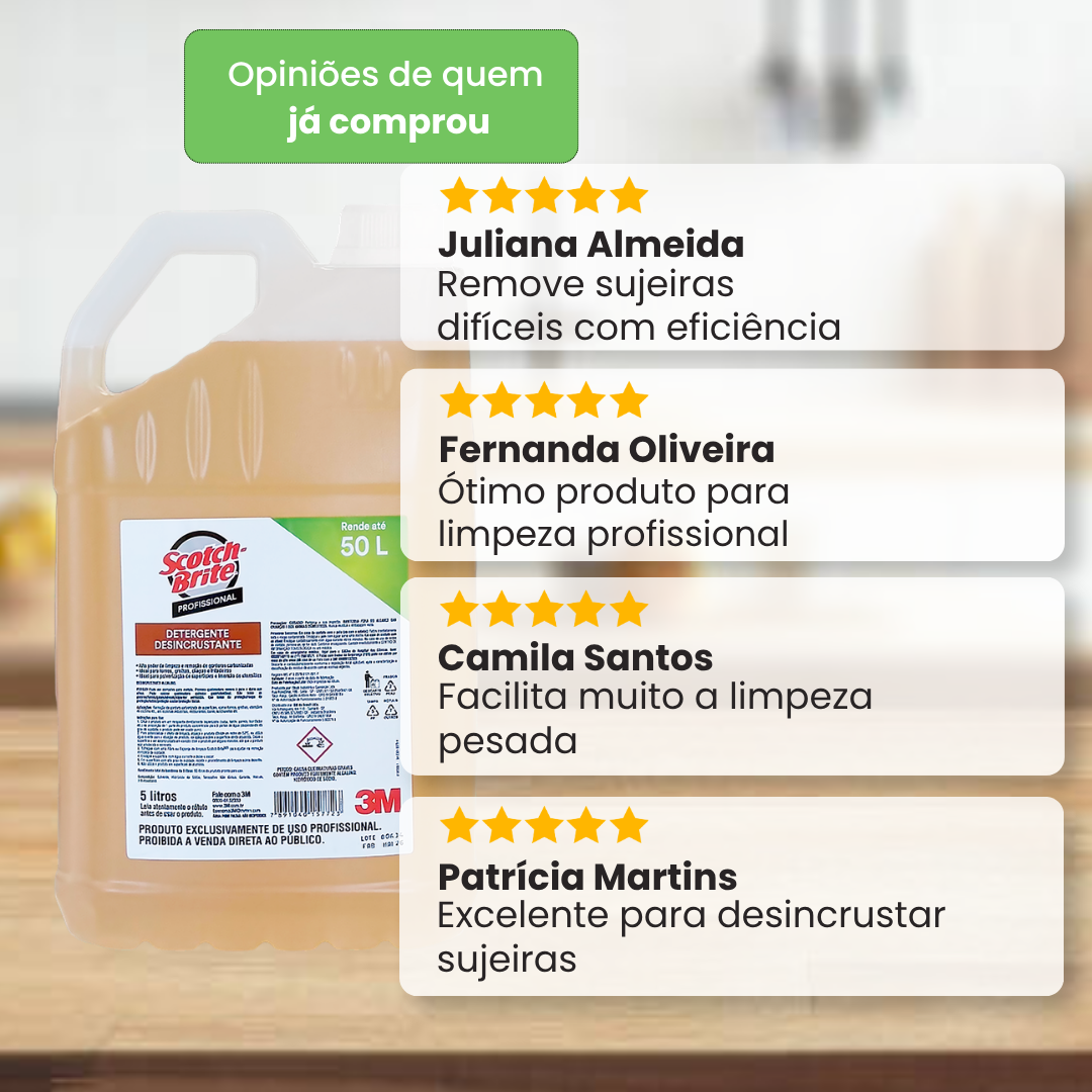 Detergente Desincrustante Scotch-Brite Professional 5 Litros