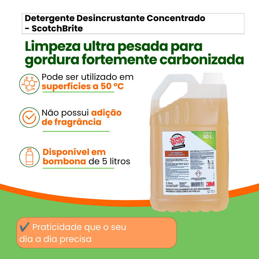 Detergente Desincrustante Scotch-Brite Professional 5 Litros