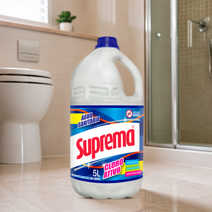 Água Sanitária 5 Litros Cloro Ativo Suprema