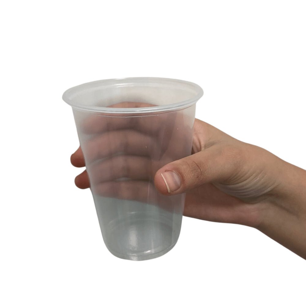 2 Pacotes de Copo 400ml Liso Translúcido Strong ABNT 2002 Copaza com 50 unidades - e - dona