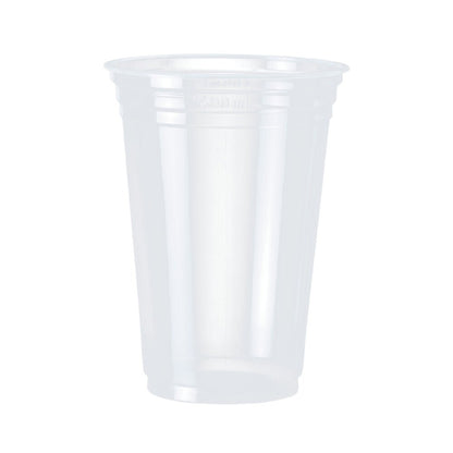 2 Pacotes de Copo 440ml PP Translúcido cristalino Liso Cristalcopo com 50 unidades - e - dona