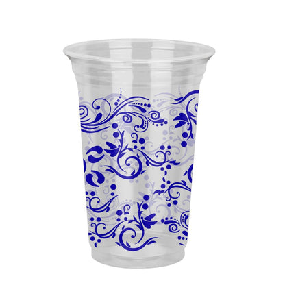 2 Pacotes de Copo de 300ml Arabesco PP Copaza com 50 unidades - Cores Sortidas - e - dona