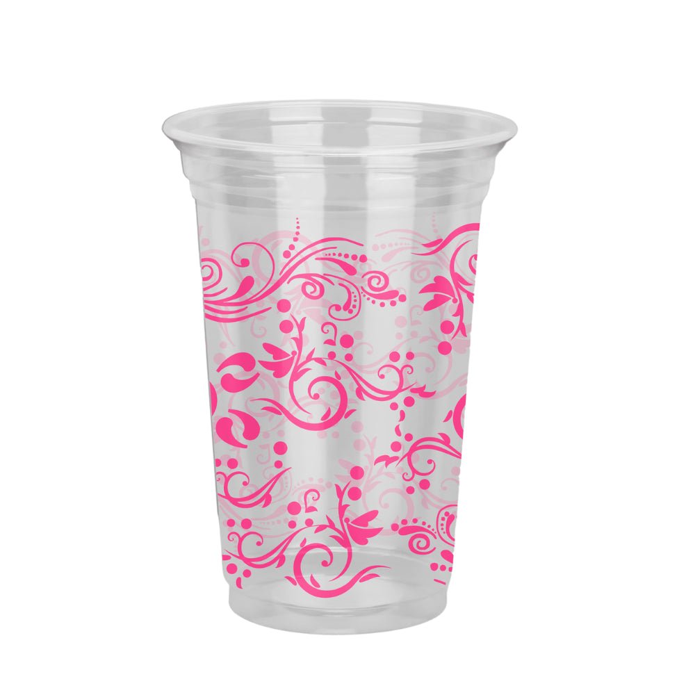 2 Pacotes de Copo de 300ml Arabesco PP Copaza com 50 unidades - Cores Sortidas - e - dona