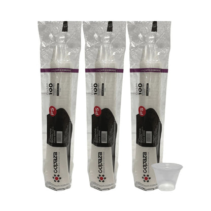 3 Pacotes de Copo de 80ml Translúcido Boca 6 Copaza com 100 unidades ideal para café - e - dona