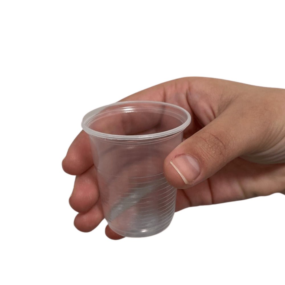 3 Pacotes de Copo de 80ml Translúcido Copaza com 100 unidades - e - dona