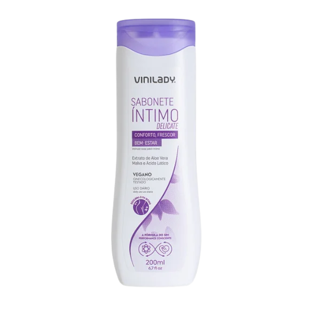 Sabonete Íntimo Vinilady Delicate 200ml