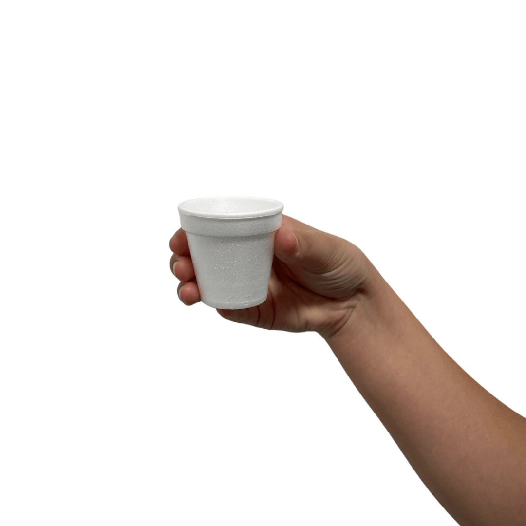 5 Pacotes de Copo de Isopor 70ml Totalplast com 20 unidades - e - dona