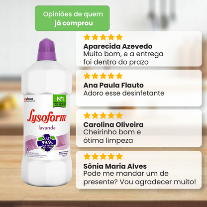 Desinfetante Lysoform Lavanda 1 Litro