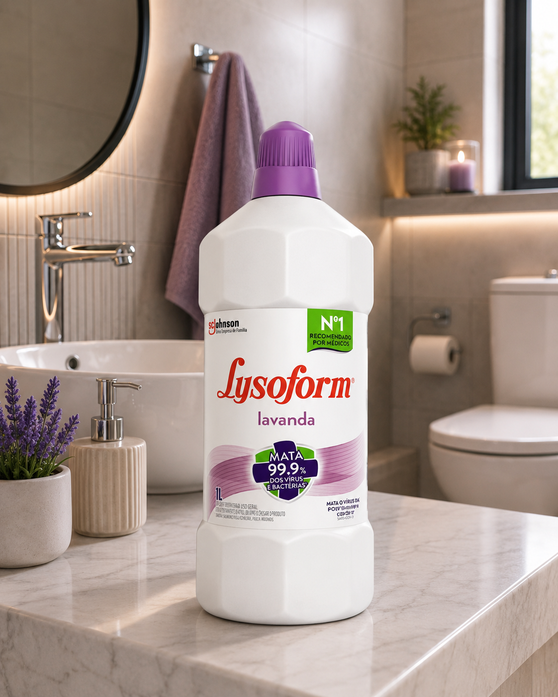 Desinfetante Lysoform Lavanda 1 Litro