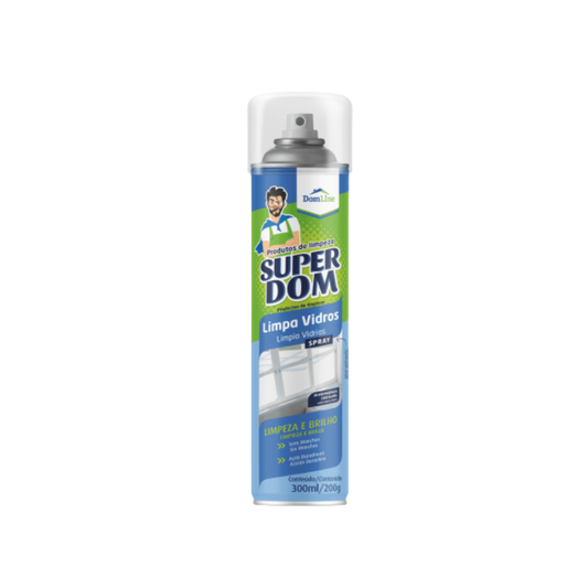 Limpa Vidros 300ml Super Dom