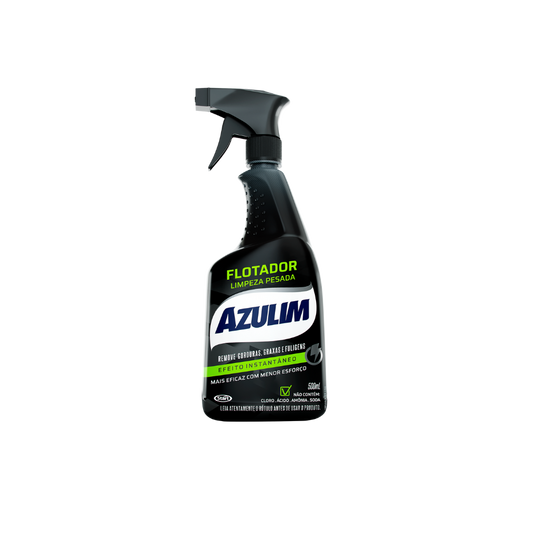 Flotador limpeza pesada Azulim 500ml para tecidos, graxas, ceras e etc