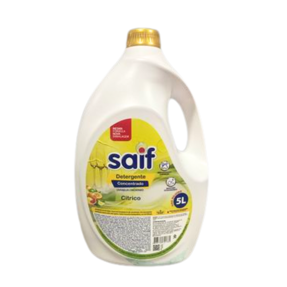 Detergente Concentrado Cítrico 5L Saif