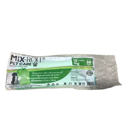 Saco para Lixo PET Rolo com 30 Unidades Pinho Novalix